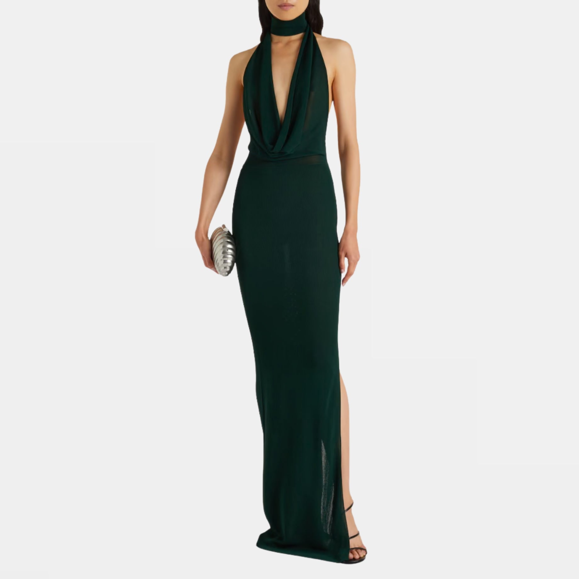 Draped Jersey Gown