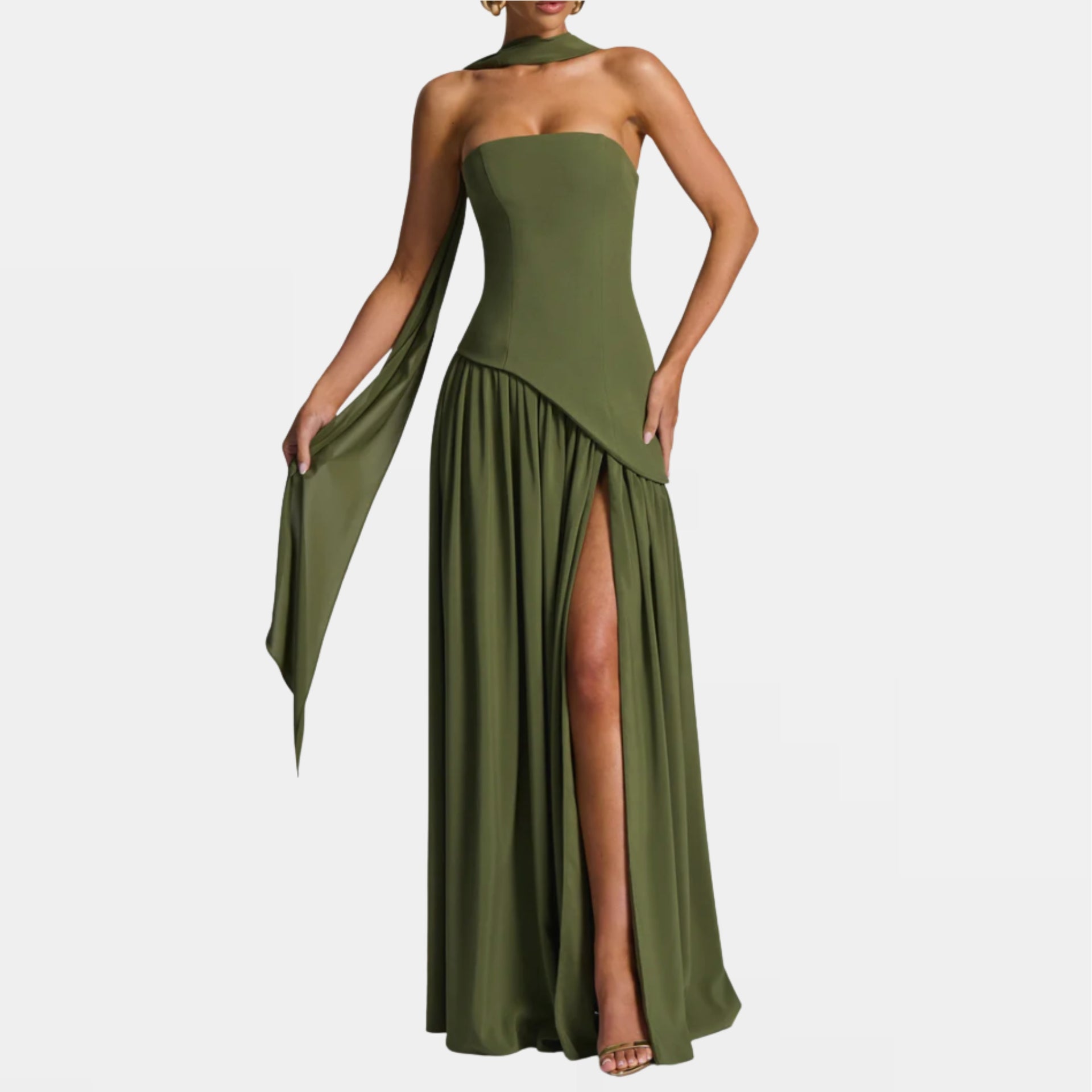 maliyah maxi dress Maliyah Maxi Dress Luxe Satin Backless Evening Gown