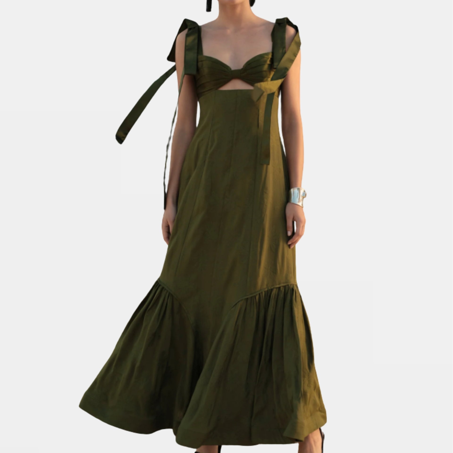 Goldie Bow Sleeve Gown