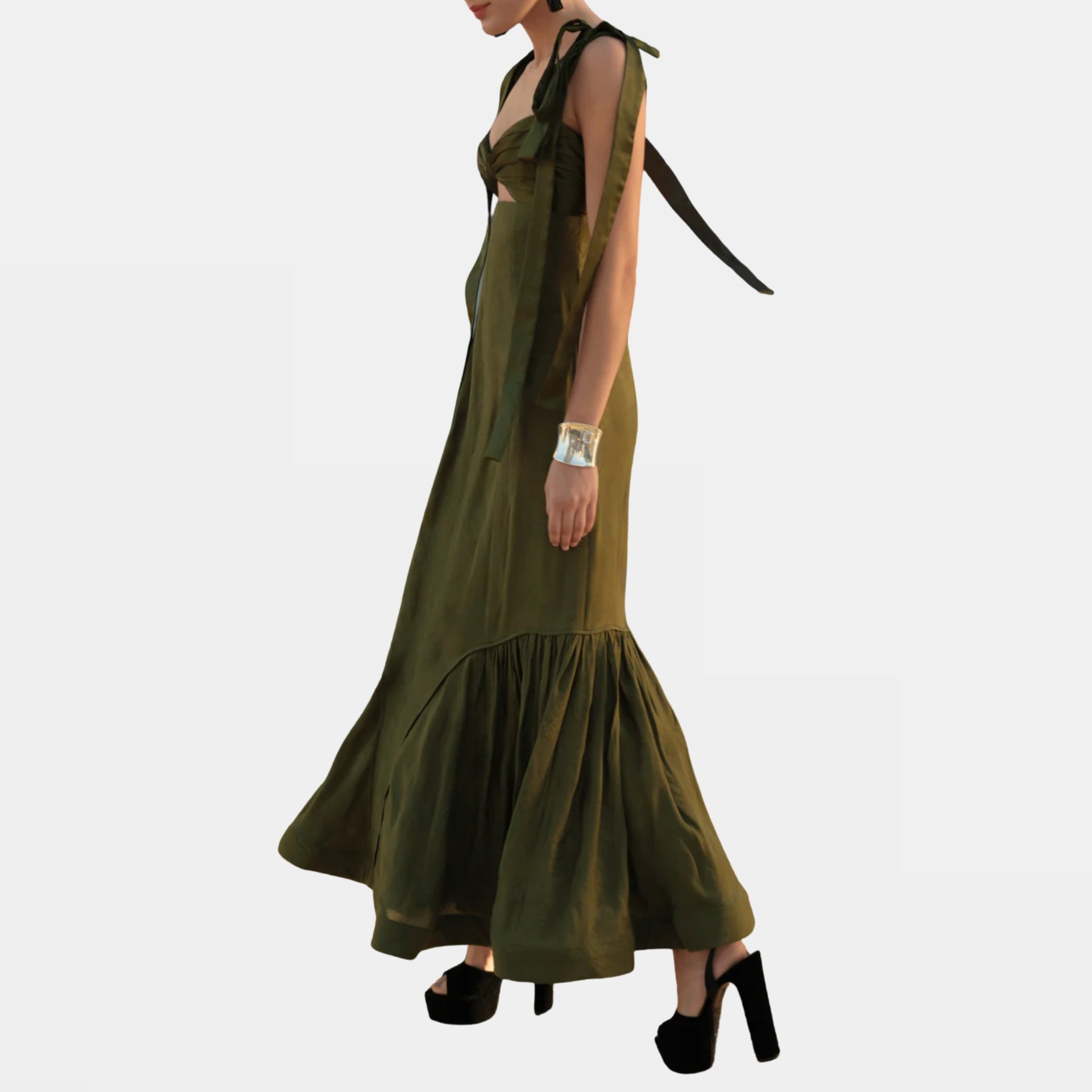 Goldie Bow Sleeve Gown