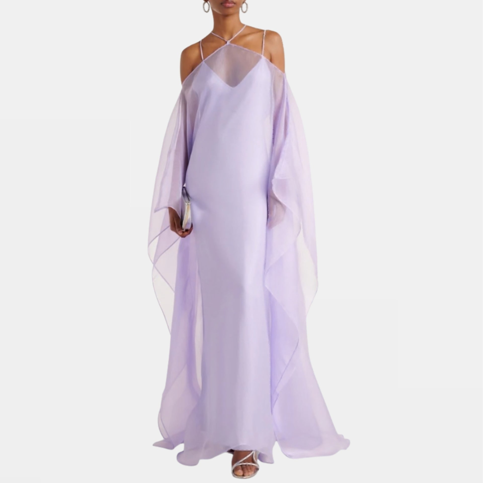 Spirito Ruffled Tulle Kaftan