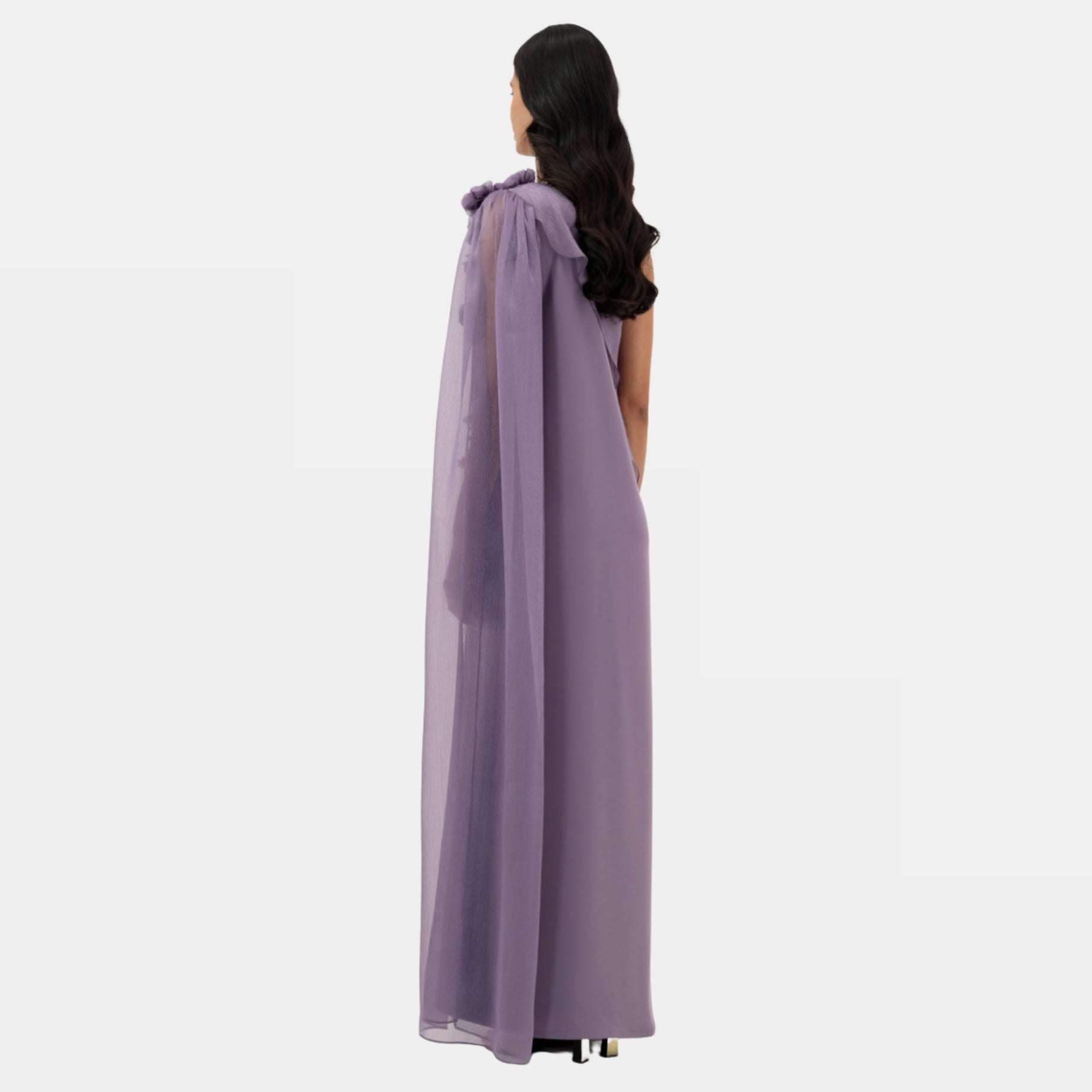 Nooraya Floral-Detailed Crepe Caftan Dress